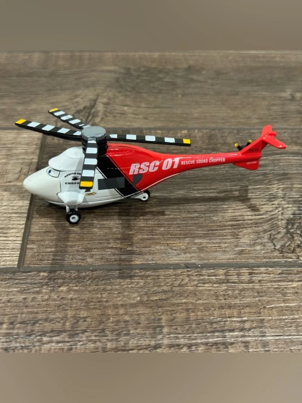 Disney Pixar Cars - Rescue Squad Chopper Helicopter - Diecast Metal - 5